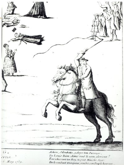 Etienne de Silhouette against the Farmers General by French School